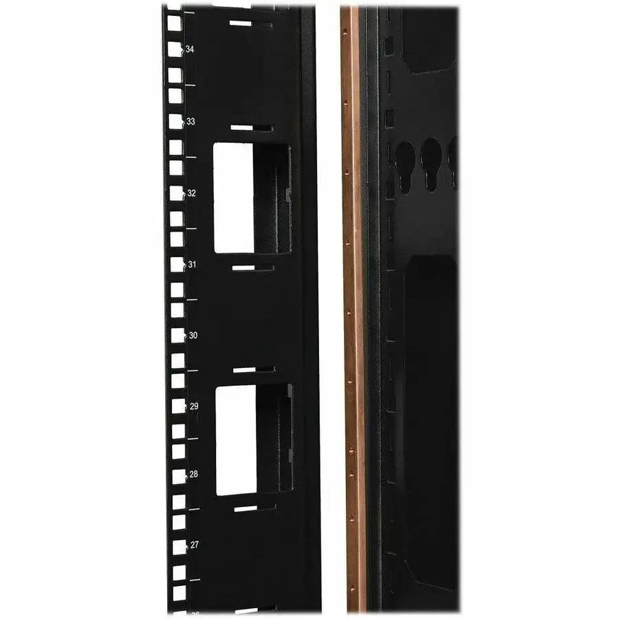 Eaton Corporation Tripp Lite SRGROUND 42U Copper Bus Grounding Bar for Rack Enclosures by Eaton Corporation