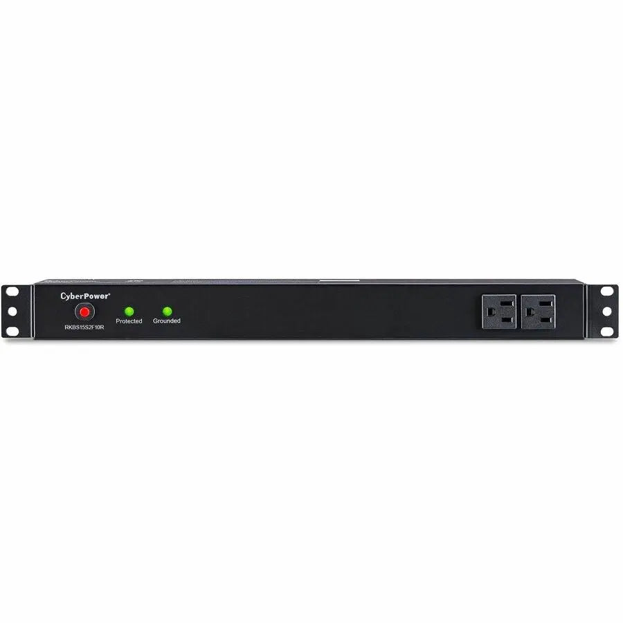 CyberPower Rackbar RKBS15S2F10R Surge Protector with 12 Outlets and 3600 Joules Surge Suppression
