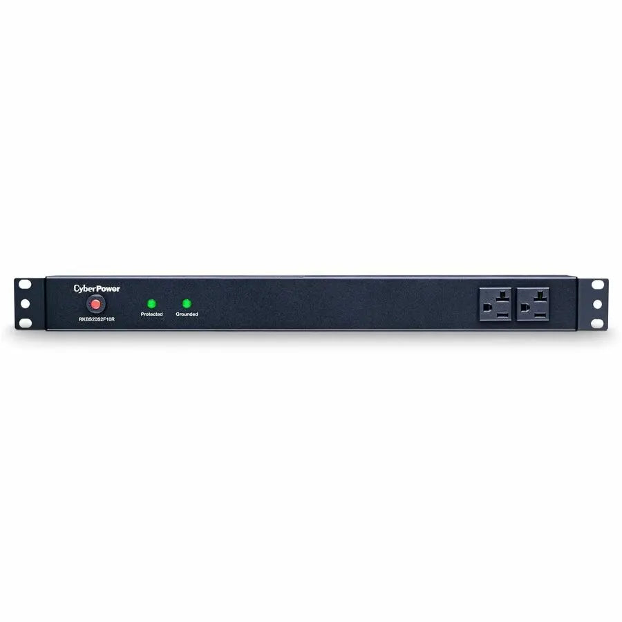 CyberPower RKBS20S2F10R Rackbar Surge Protector with 12 Outlets and 1800 Joules Surge Suppression