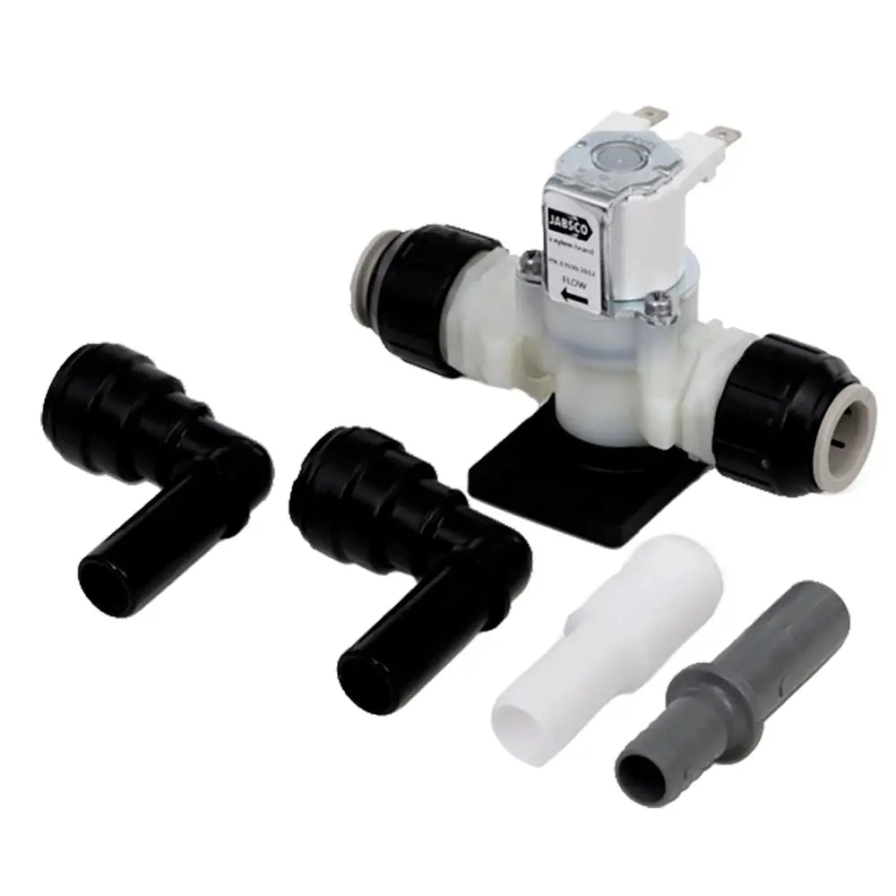 Jabsco 37038-2012 12V Solenoid and Anti-Syphon Valve for Toilet Systems