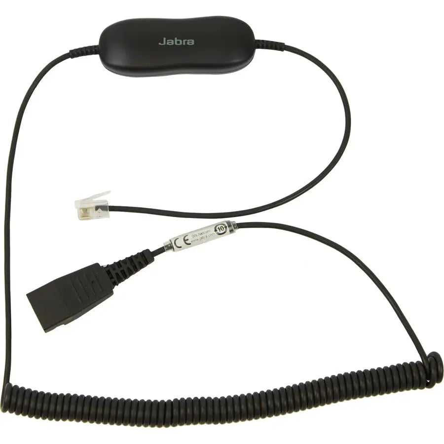 Jabra GN1216 Coiled Audio Cable Adapter for Avaya Deskphones