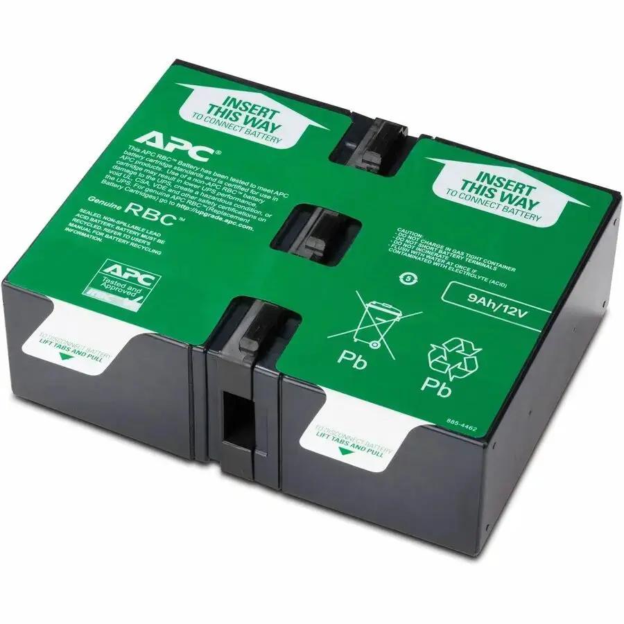 APC Replacement Battery Cartridge for Smart-UPS Line Interactive – 24V 9Ah Lead-Acid Battery by Schneider Electric SA (Part APCRBC124) by Schneider Electric SA
