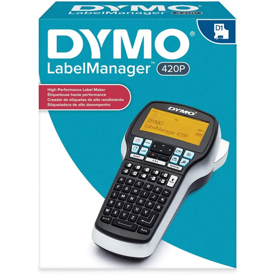 Dymo LabelManager 420P Portable Labelmaker - Versatile USB-Connected Label Printer with Customizable Features