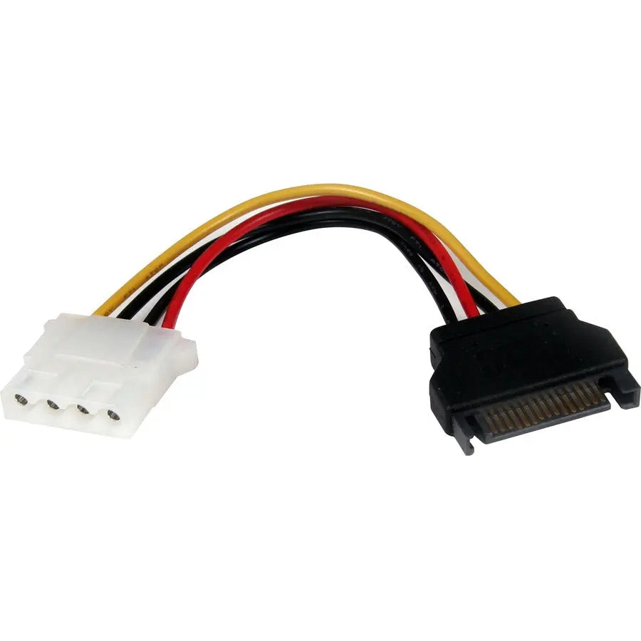 StarTech.com LP4SATAFM6IN 6-inch SATA to LP4 Power Cable Adapter for Hard Drives