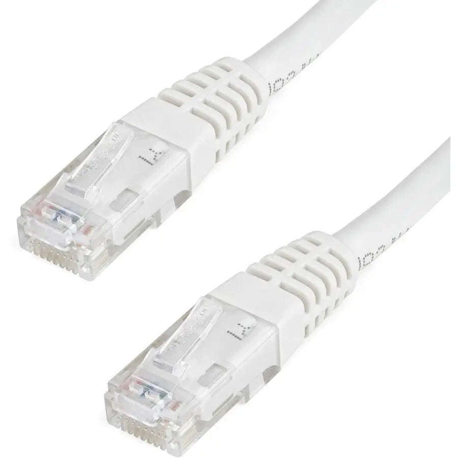 StarTech.com 5ft White Cat6 Ethernet Patch Cable - Gigabit Ethernet with PoE Support, UL Certified