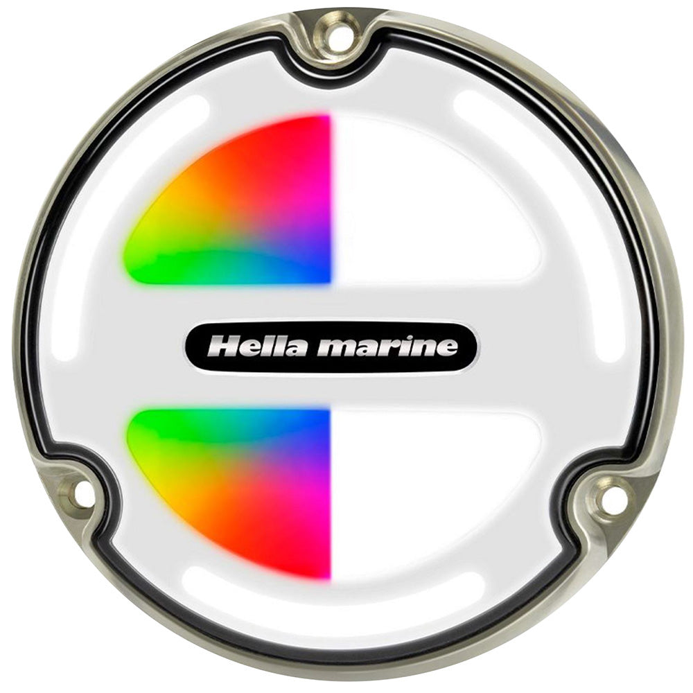 Hella Marine Apelo A3 RGBW Underwater Light - Bronze with White Lens