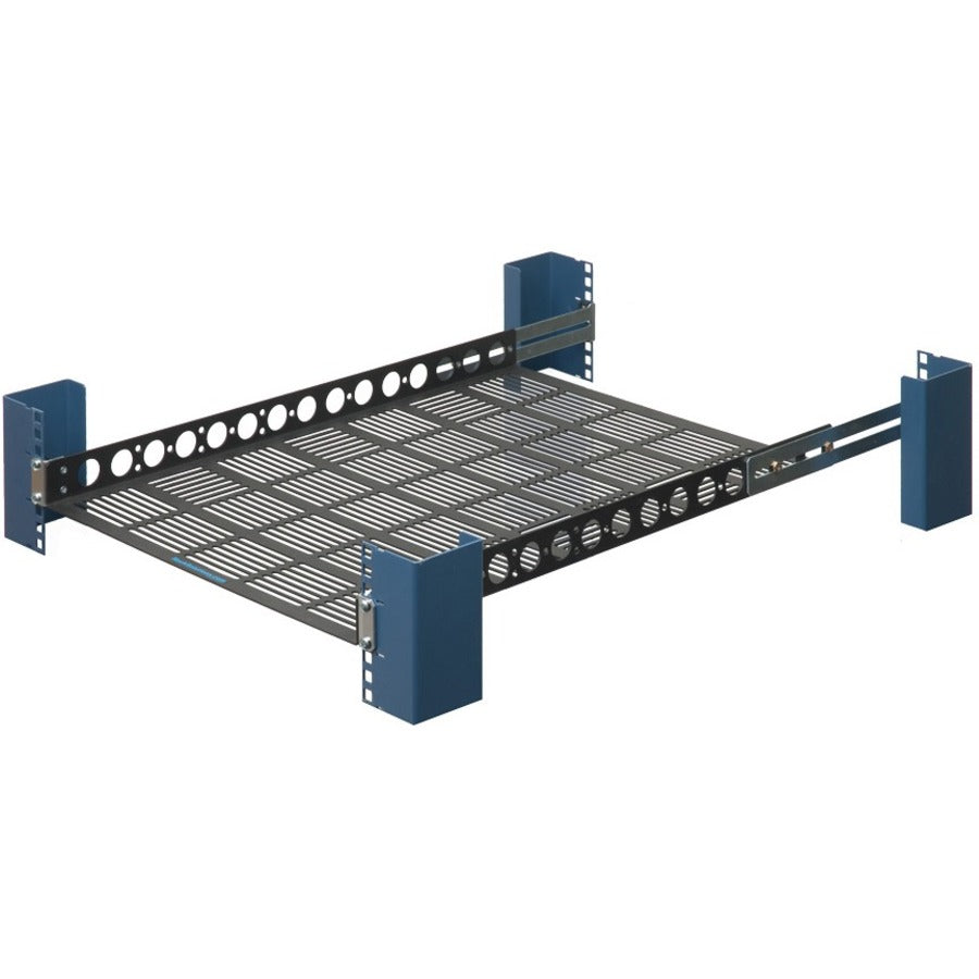 RackSolutions 1USHL-108 1U Fixed Rack Shelf, 24-Inch Depth, 150 lb Capacity
