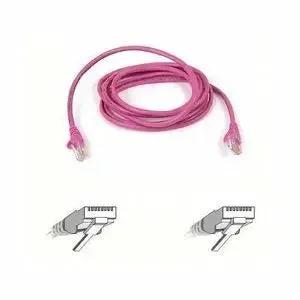 Belkin Cat5e Snagless Pink Ethernet Patch Cable for Reliable Network Connectivity by Belkin International, Inc