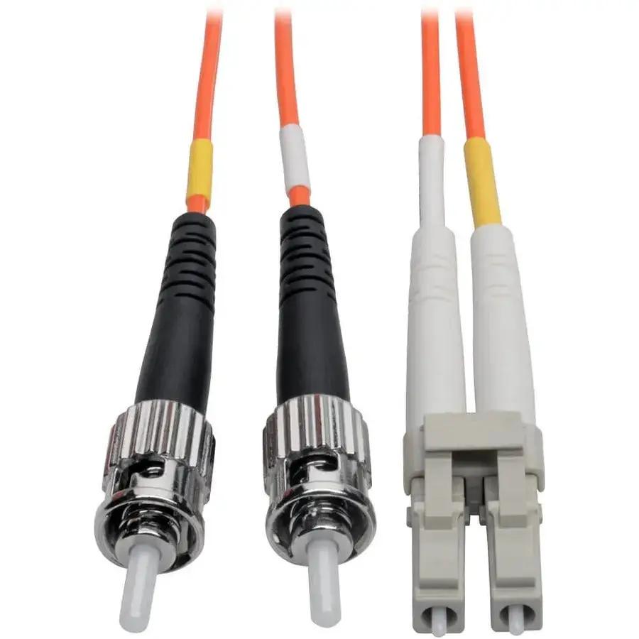 Eaton Corporation Tripp Lite N318-03M 3-Meter Duplex Multimode Fiber Optic Patch Cable with LC to ST Connectors by Eaton Corporation