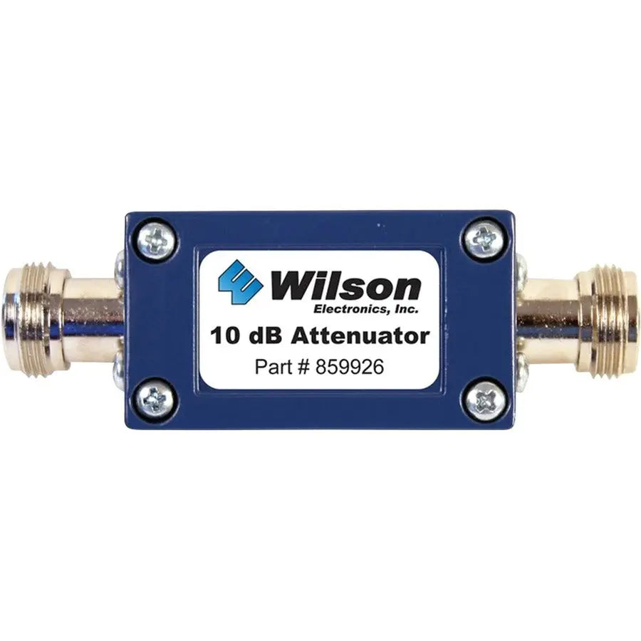 Wilson Electronics 859926 10 dB Cellular Signal Attenuator - 50 Ohm N-Female Connectors