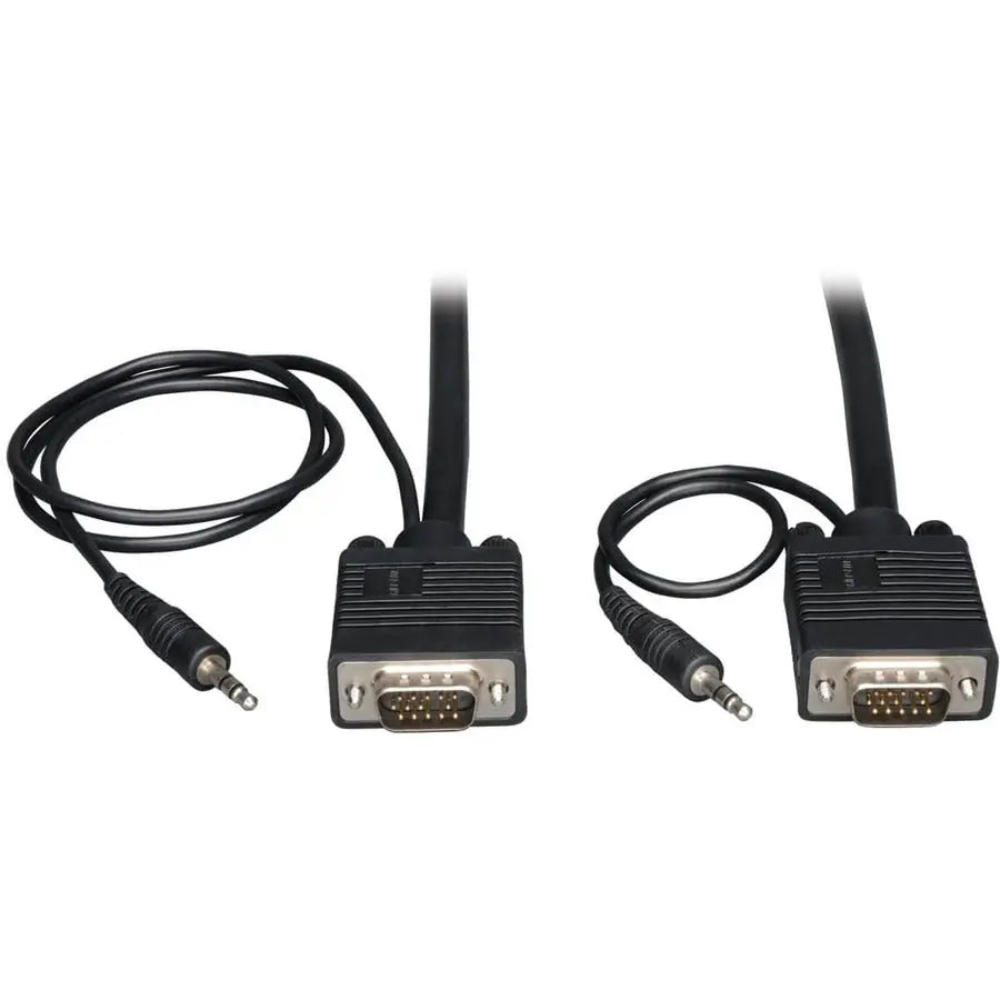 Eaton Tripp Lite P504-006 6 ft VGA Coax Monitor Cable with 3.5mm Stereo Plugs