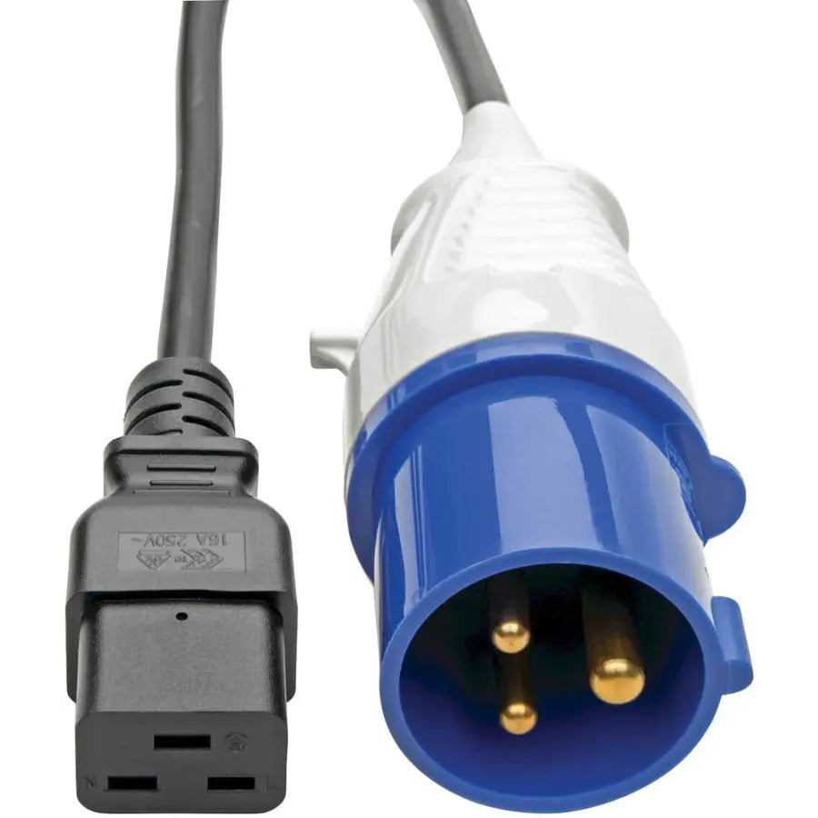 Eaton Tripp Lite Series IEC 309 to C19 Heavy-Duty Power Extension Cord - 10 ft, 16 AWG, 16A, 250V Black by Eaton Corporation