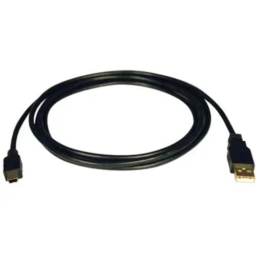 Eaton Tripp Lite Series USB 2.0 A to Mini-B Cable, 3 ft - U030-003 by Eaton Corporation
