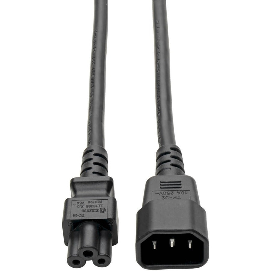 Eaton Tripp Lite Series P014-006 6-Foot C14 to C5 Laptop Power Cord