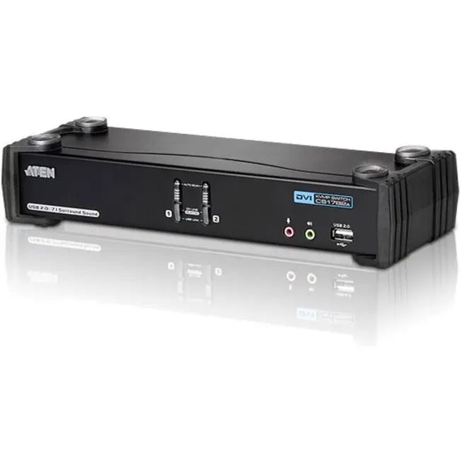 ATEN CubiQ CS1782A KVM Switch - Dual Link DVI and USB Hub for Multi-Platform Use