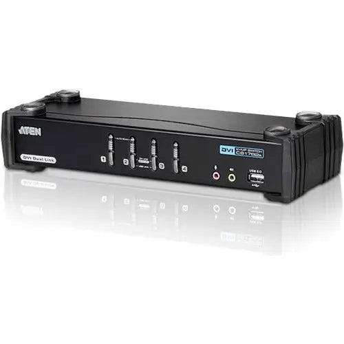 ATEN CubiQ CS1784A KVM Switch with DVI, USB Hub, and 3D Support
