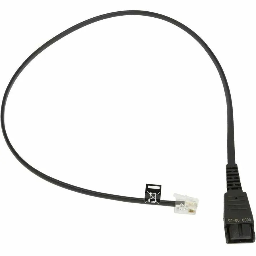 Jabra Link 180 Cord (Part Number 8800-00-25) – Compatible with Jabra LINK 180 Switch and Siemens Gigaset Phones