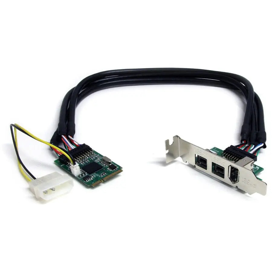 StarTech.com MPEX1394B3 3-Port Mini PCI Express FireWire Card Adapter for Small Form Factor Systems