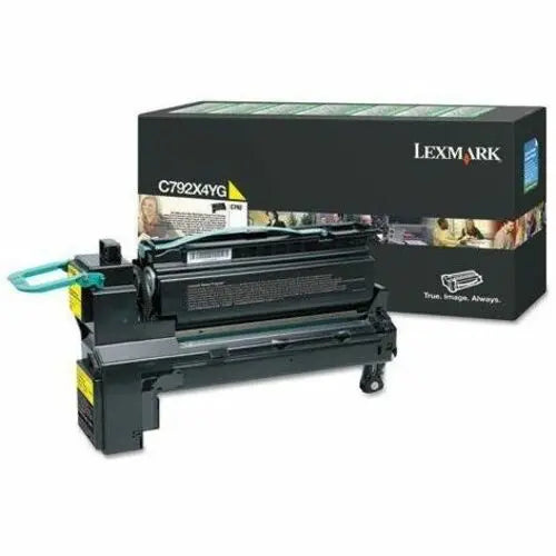 Lexmark C792X4YG Extra High Yield Return Program Toner Cartridge for Lexmark C792 Series Printers