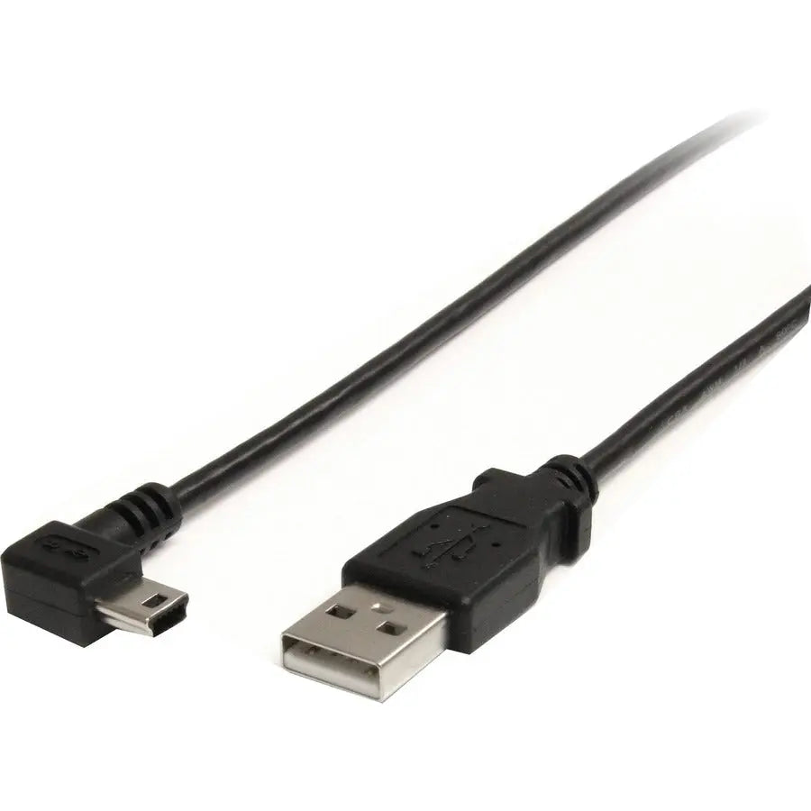 StarTech.com 3 ft USB to Right Angle Mini USB Cable - Model USB2HABM3RA for Smartphones, Cameras, and Portable Devices