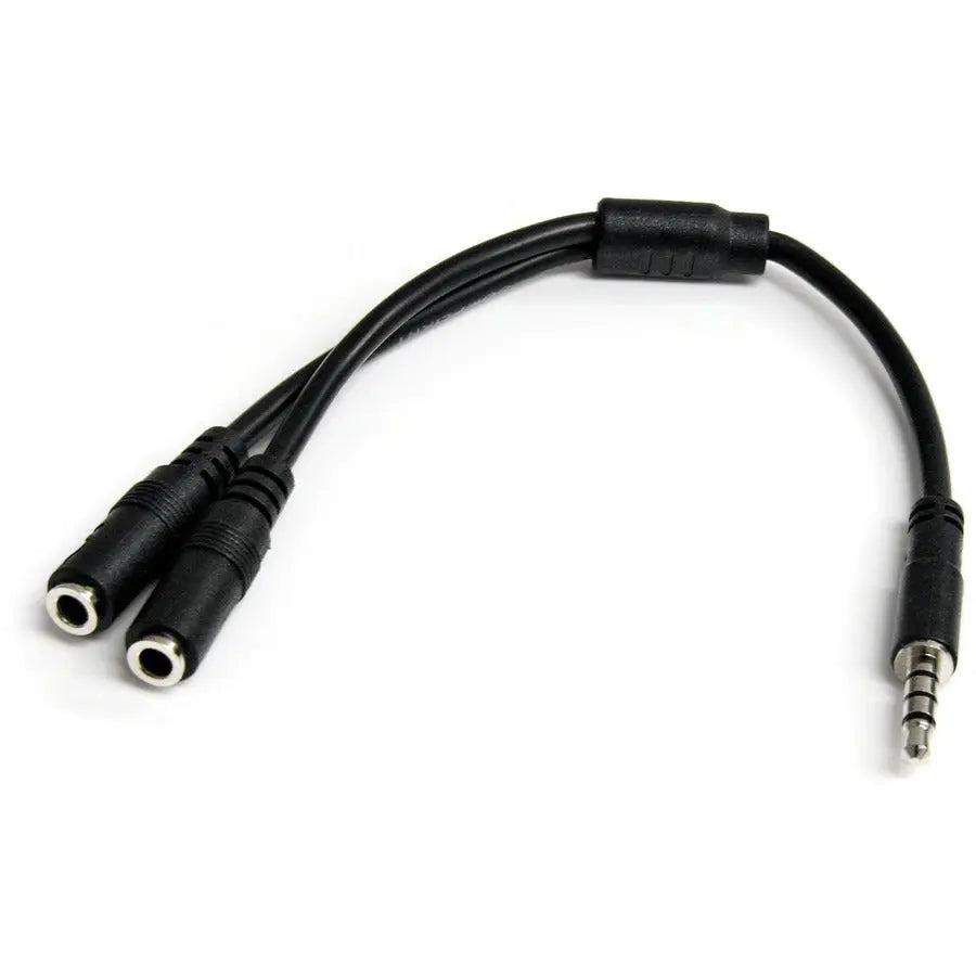 StarTech.com MUYHSMFF Headset Adapter for Separate Microphone and Headphone Connectors