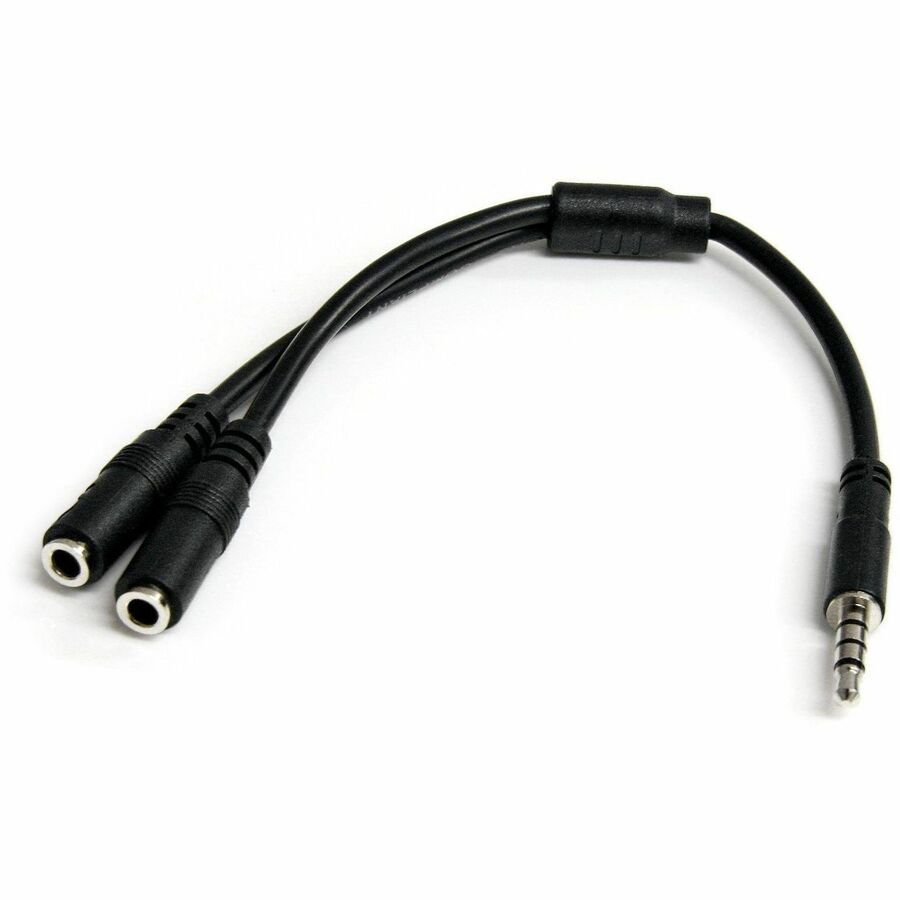 StarTech.com MUYHSMFF 3.5mm 4-Position Headset Adapter Cable