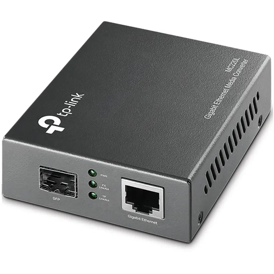TP-LINK MC220L Gigabit Ethernet Media Converter - Fiber to Copper and vice versa