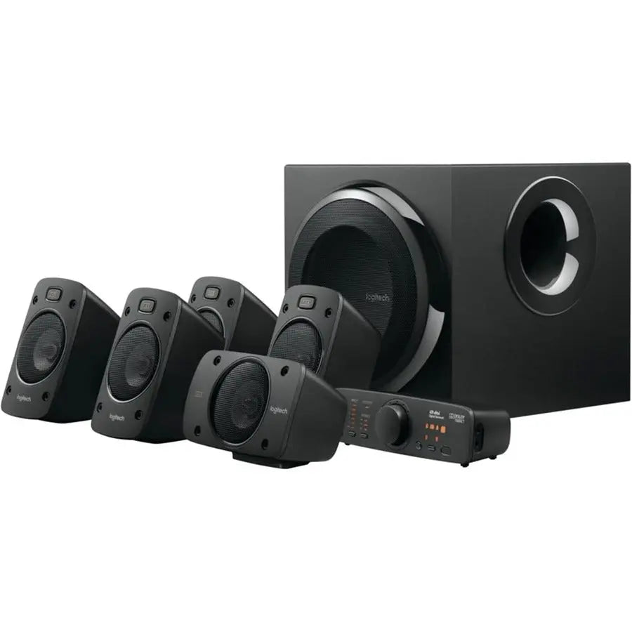 Logitech Z906 Surround Sound Speaker System - 500W RMS, THX Certified, 5.1 Digital Decoding