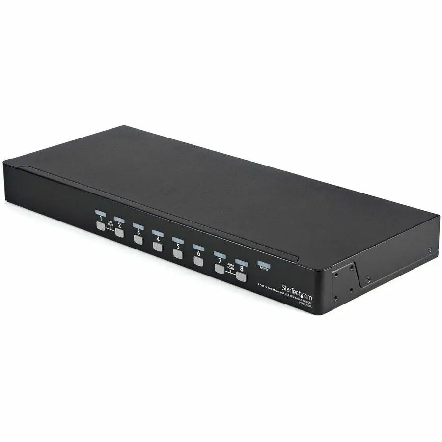 StarTech.com 8 Port Rackmount USB KVM Switch Kit with OSD and Cables (Part Number: SV831DUSBUK)