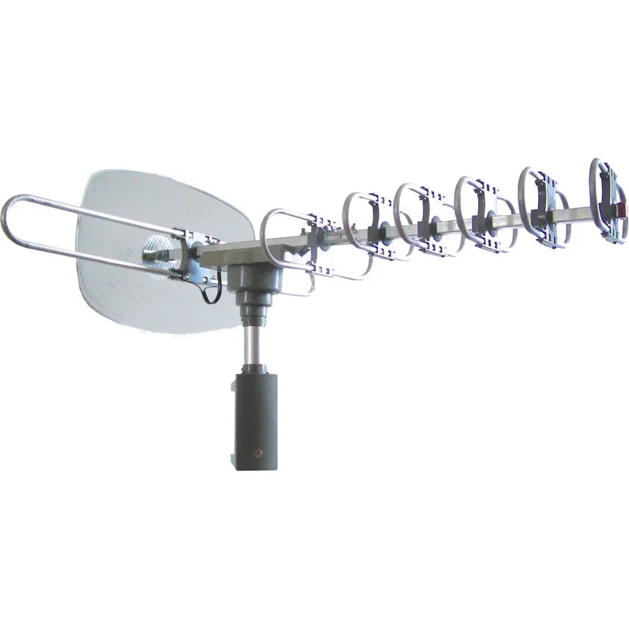 Supersonic 360 HDTV Digital Amplified TV Motorized Rotating Antenna with Remote Control and Coaxial Cable