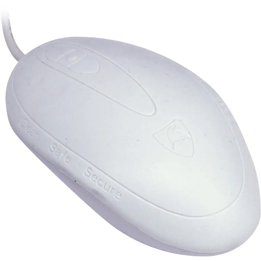 Seal Shield SSWM3 Waterproof Ergonomic USB Mouse in White