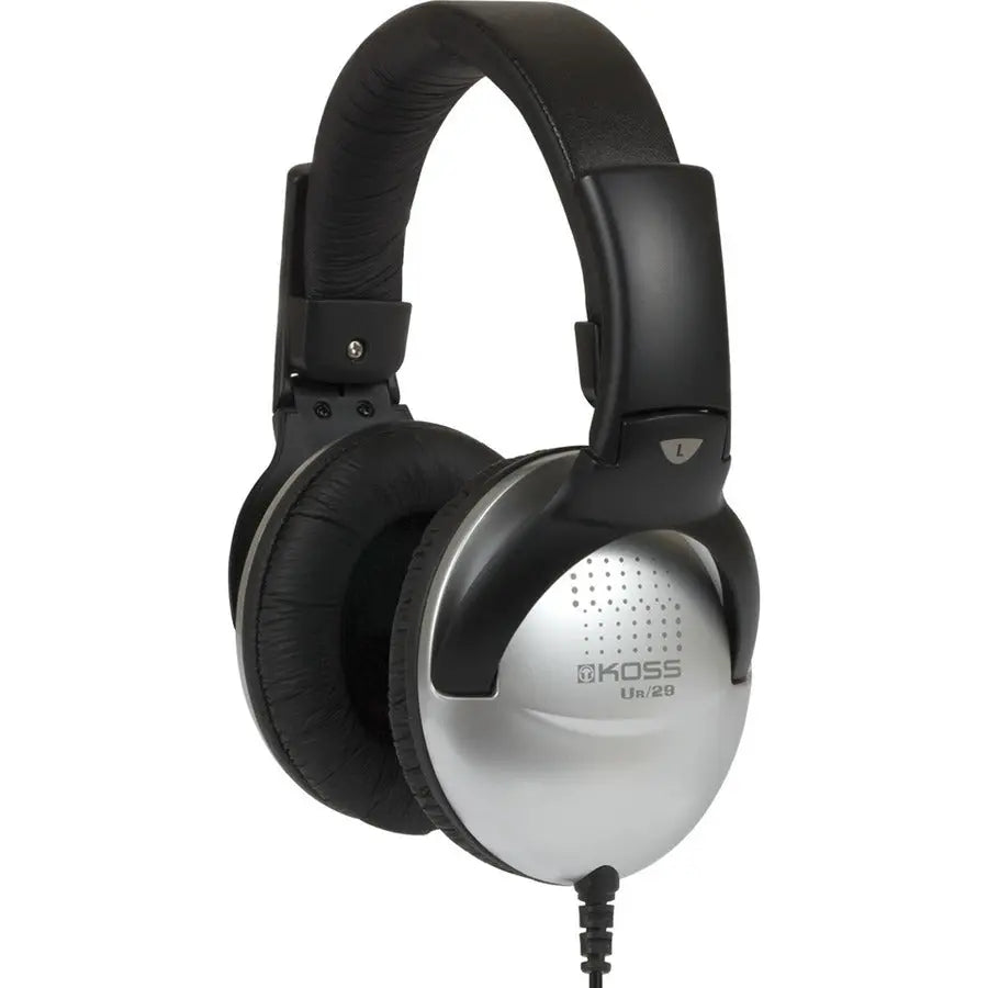 Koss UR29 Over Ear Headphones with Collapsible Design and Enhanced Bass - Gold