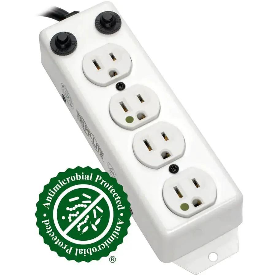 Eaton Tripp Lite Series PS-410-HGOEMCC Medical-Grade Power Strip with 4 Hospital-Grade Outlets and Coiled Cord by Eaton Corporation