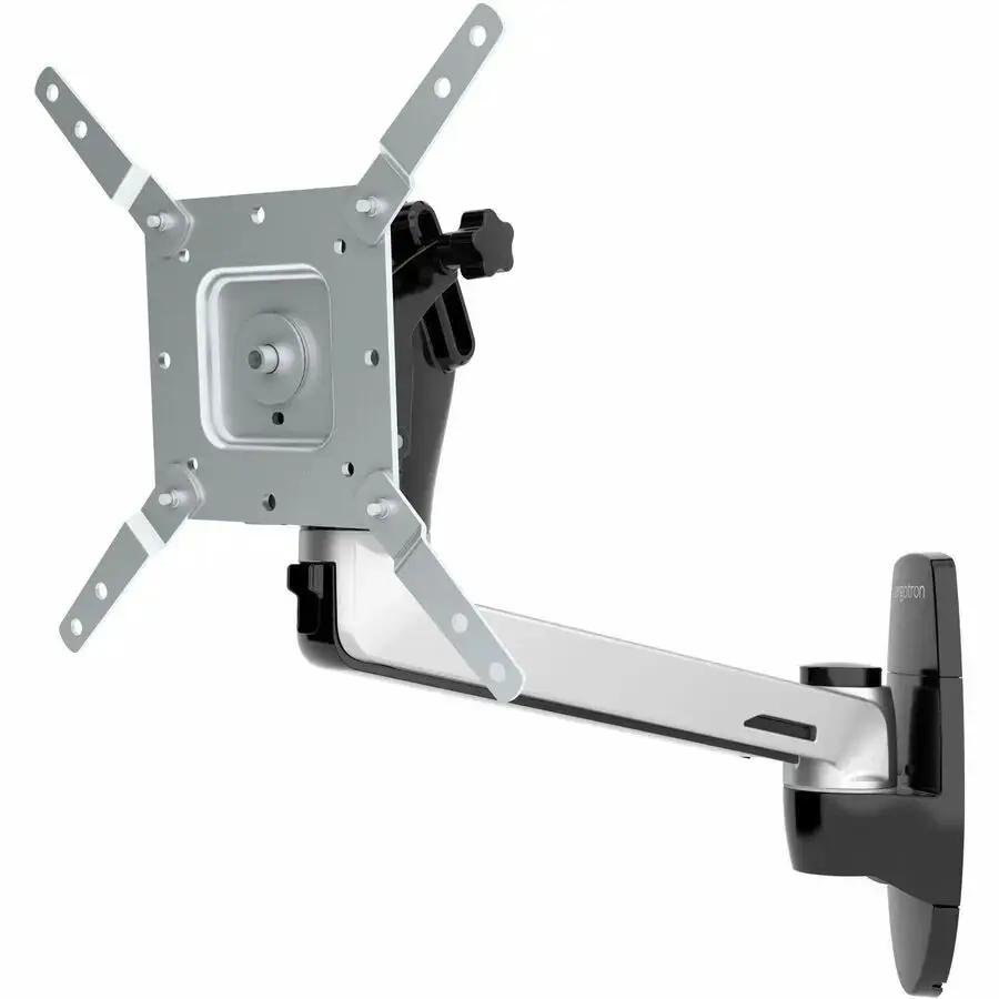 Ergotron LX HD Wall Swing Arm Monitor Mount with Polished Aluminum Finish by Ergotron, Inc