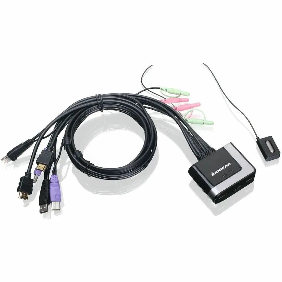 IOGEAR GCS62HU 2-Port HDMI KVM Switch with Audio and Hotkeys