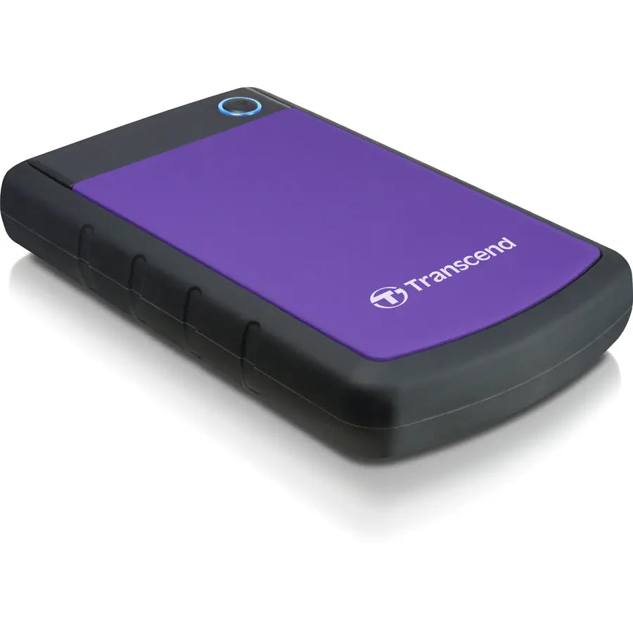 Transcend StoreJet 25 H3 1TB External Hard Drive - 2.5 inch USB 3.0 for Fast Data Transfer and Reliable Backup
