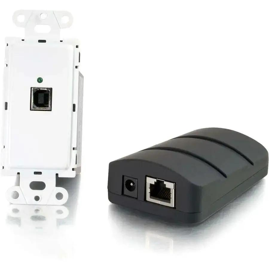 C2G TruLink USB 2.0 Superbooster Wall Plate Transmitter to Dongle Receiver Kit by Legrand Group
