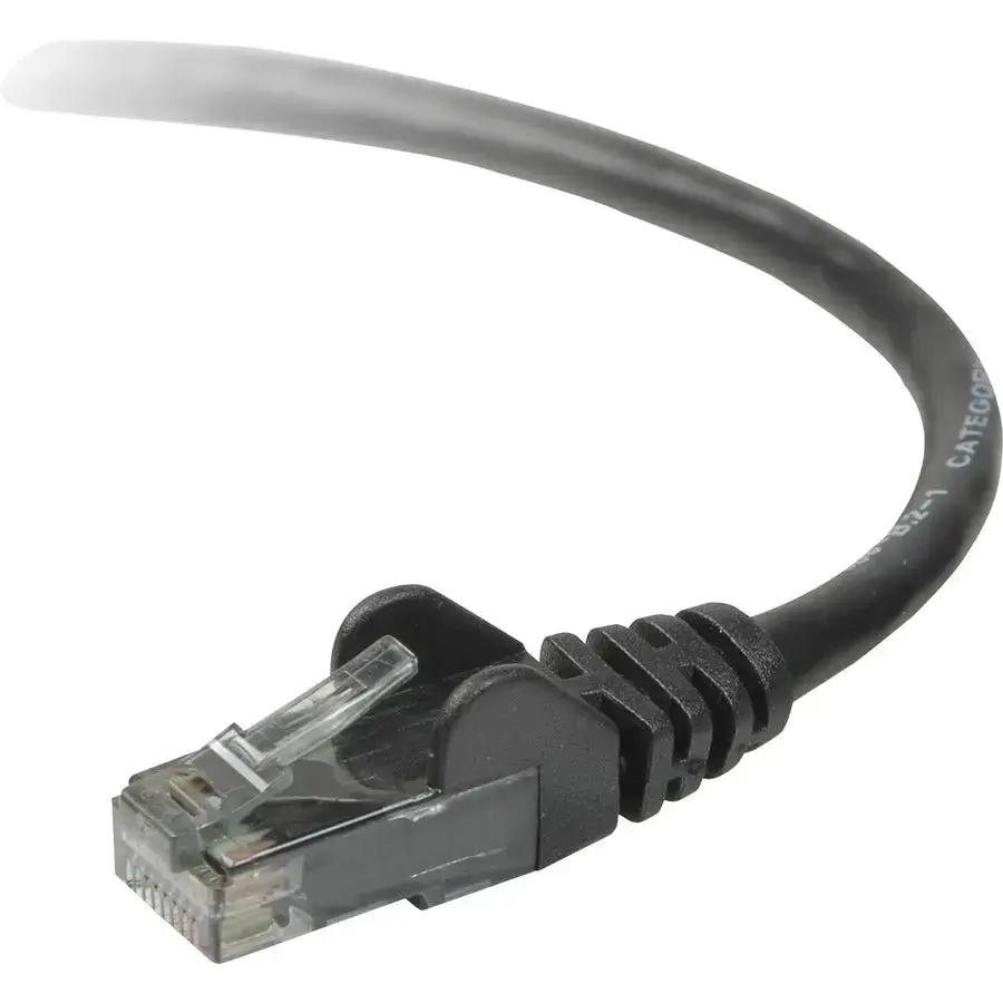Belkin CAT6 Ethernet Patch Cable, RJ45 Male to Male, Black - High-Speed Network Connection by Belkin International, Inc