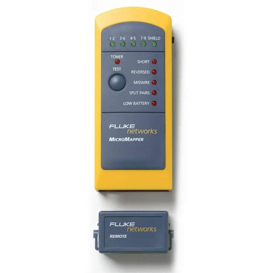 Fluke Networks MicroMapper MT-8200-49A Network Cable Tester for Ethernet Verification