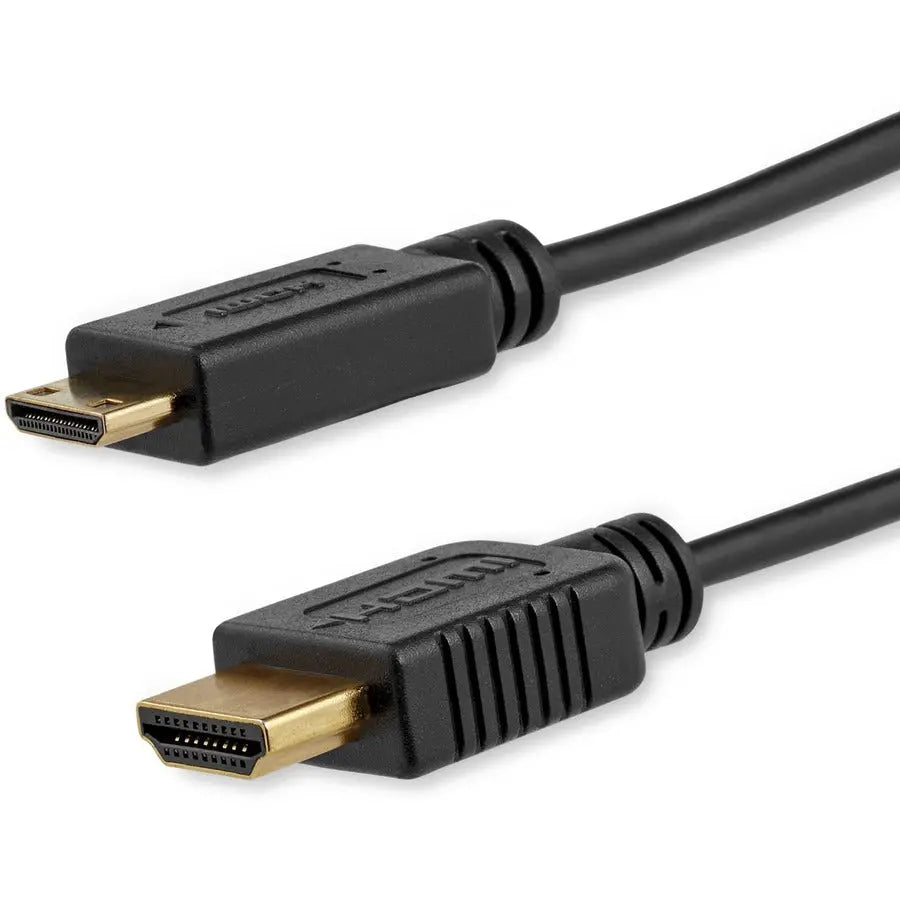 StarTech.com 6 ft Slim High Speed HDMI to HDMI Mini Cable with Ethernet - HDMI to Mini HDMI Adapter for 4K Devices