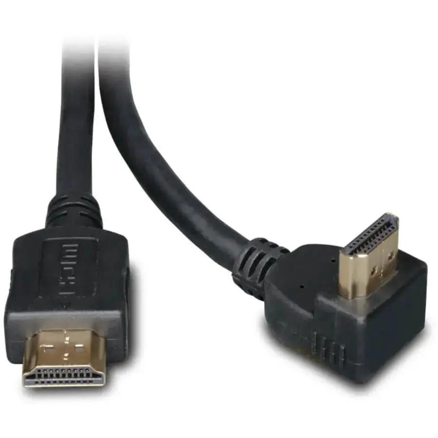 Eaton Tripp Lite Series 6 ft. High-Speed HDMI Cable with Right-Angle Connector - Supports 4K UHD & iPad2 Mirroring by Eaton Corporation