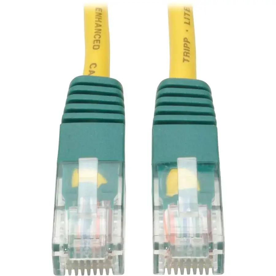 Eaton Tripp Lite Series Cat5e 350 MHz Crossover Ethernet Cable, 10 ft., Yellow (Part N010-010-YW) by Eaton Corporation