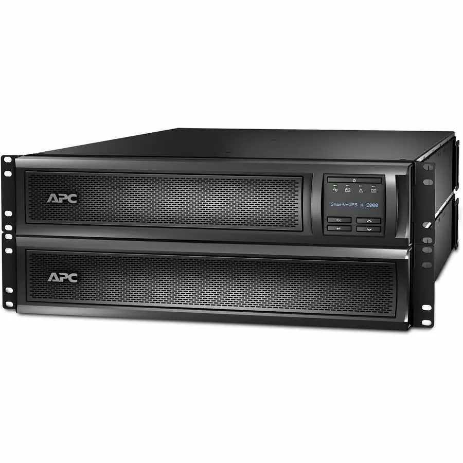 APC Smart-UPS X, Line Interactive, 2000VA, Rack/tower convertible 2U, 100V-127V, 3x 5-15R+3x 5-20R+1x L5-20R NEMA, NMC, Extended runtime