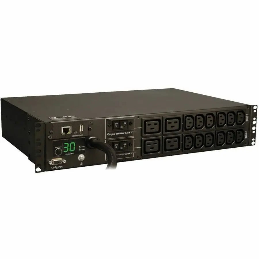 Eaton Monitored PDUMNH30HV 16-Outlets PDU with LX Platform Interface, 208/240V, 30A, 2U Rack-Mount
