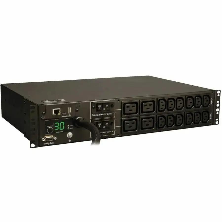 Eaton Monitored PDUMNH30HV 16-Outlets PDU with LX Platform Interface, 208/240V, 30A, 2U Rack-Mount by Eaton Corporation