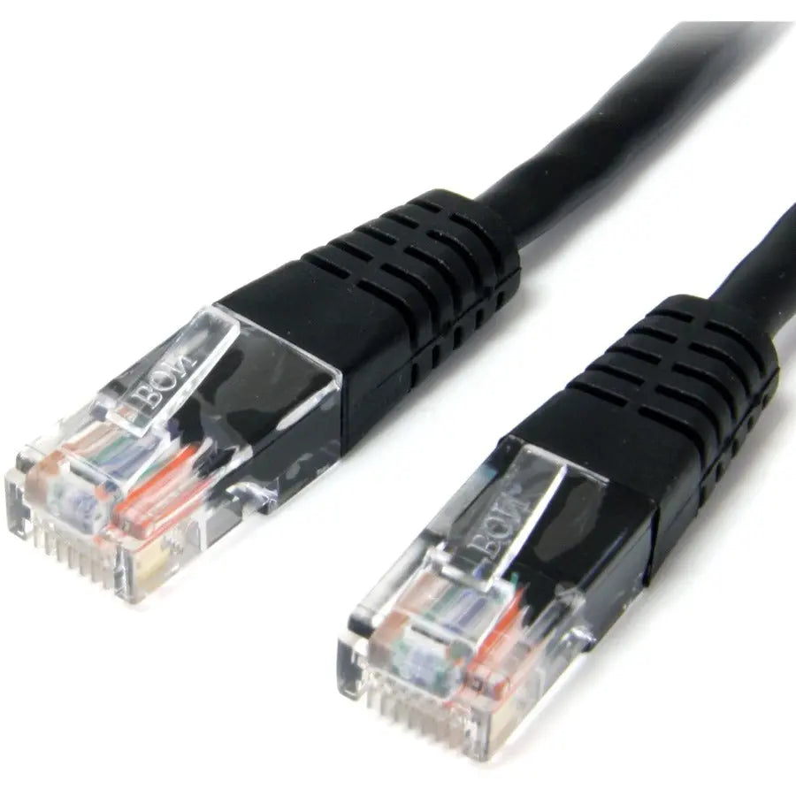 StarTech.com M45PATCH6BK 6 ft Black Molded Cat5e UTP Patch Cable with PoE Support