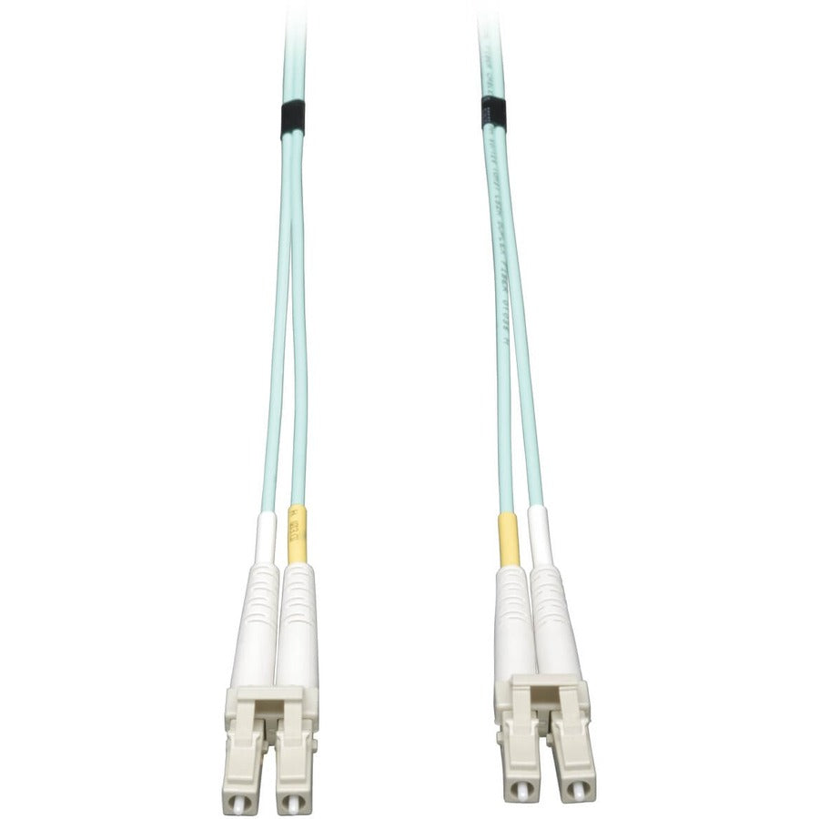 Eaton Tripp Lite Series N820-07M 23 ft OM3 10Gb Multimode Fiber Optic Patch Cable, LC to LC, Aqua