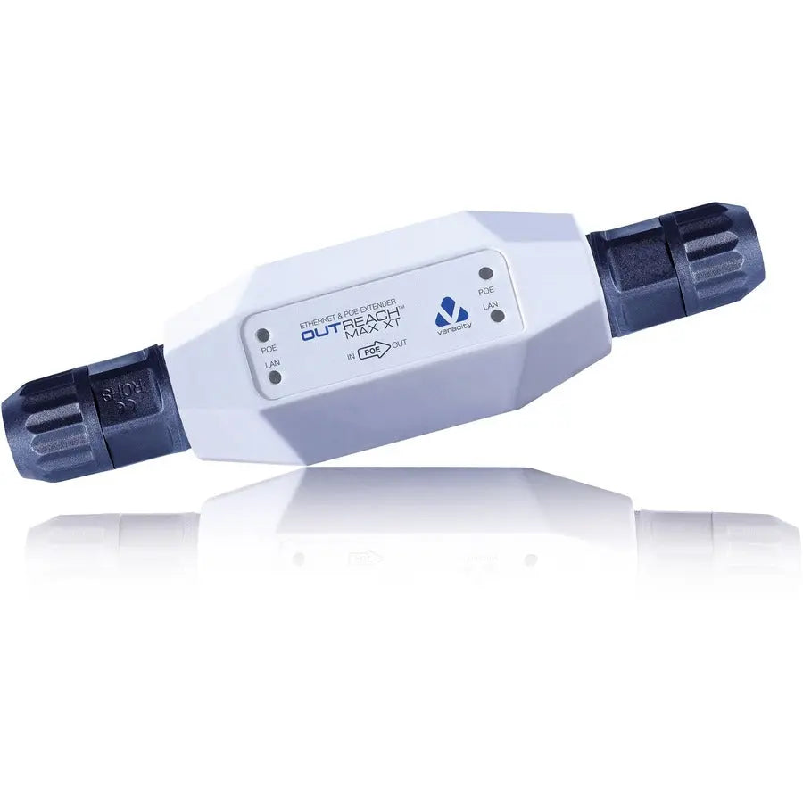 Veracity Outdoor Ethernet and POE Extender VOR-ORM-XT for Long-Range IP Camera and Wireless Network Extension