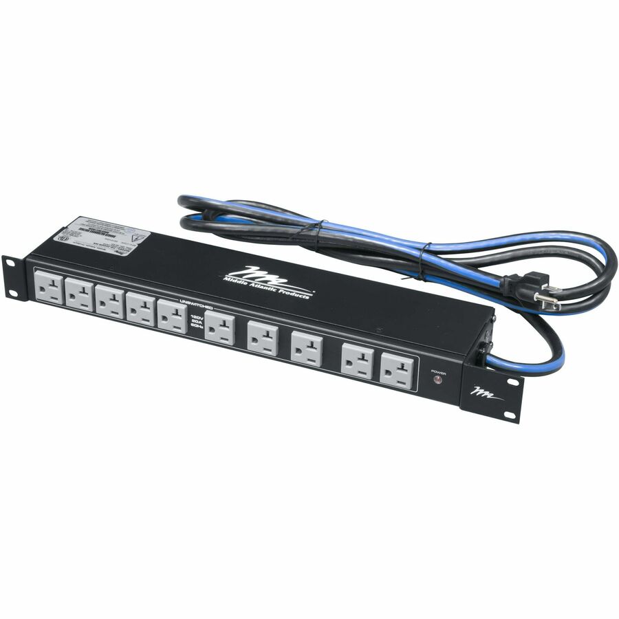 Legrand Middle Atlantic PD-2020R-NS Multi-Mount PDU, 20 Amp, 20-Outlet Rack-Mount Power Distribution Unit