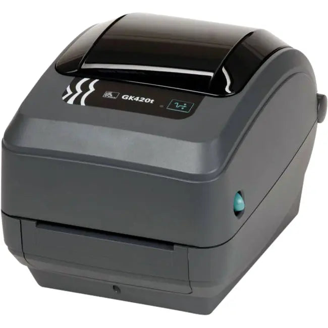 Zebra GK420t Thermal Transfer Printer - Compact Desktop Label Printer with Fast 5 inches/sec Speed and 203 dpi Resolution